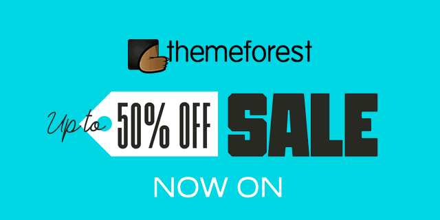 themeforest 50% sale